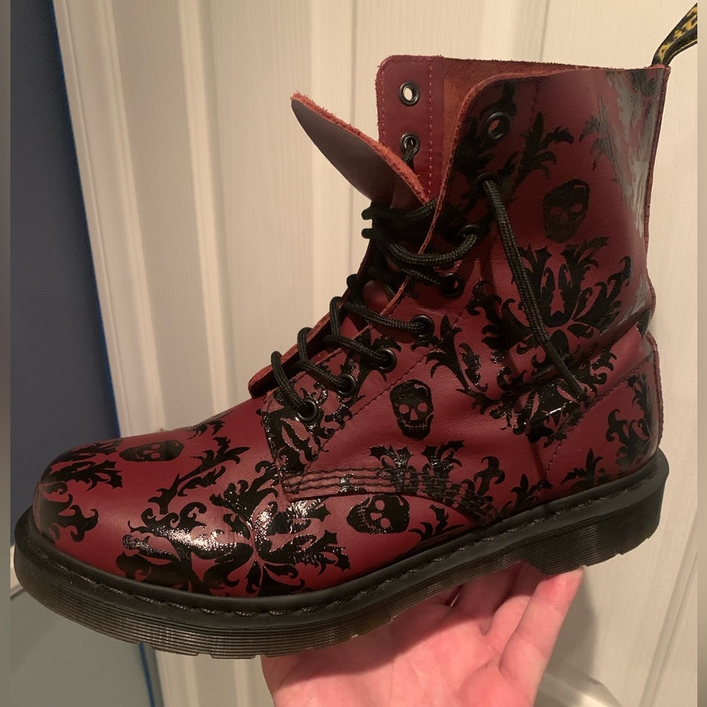 Dr. Martens Cassidy Skull Boots